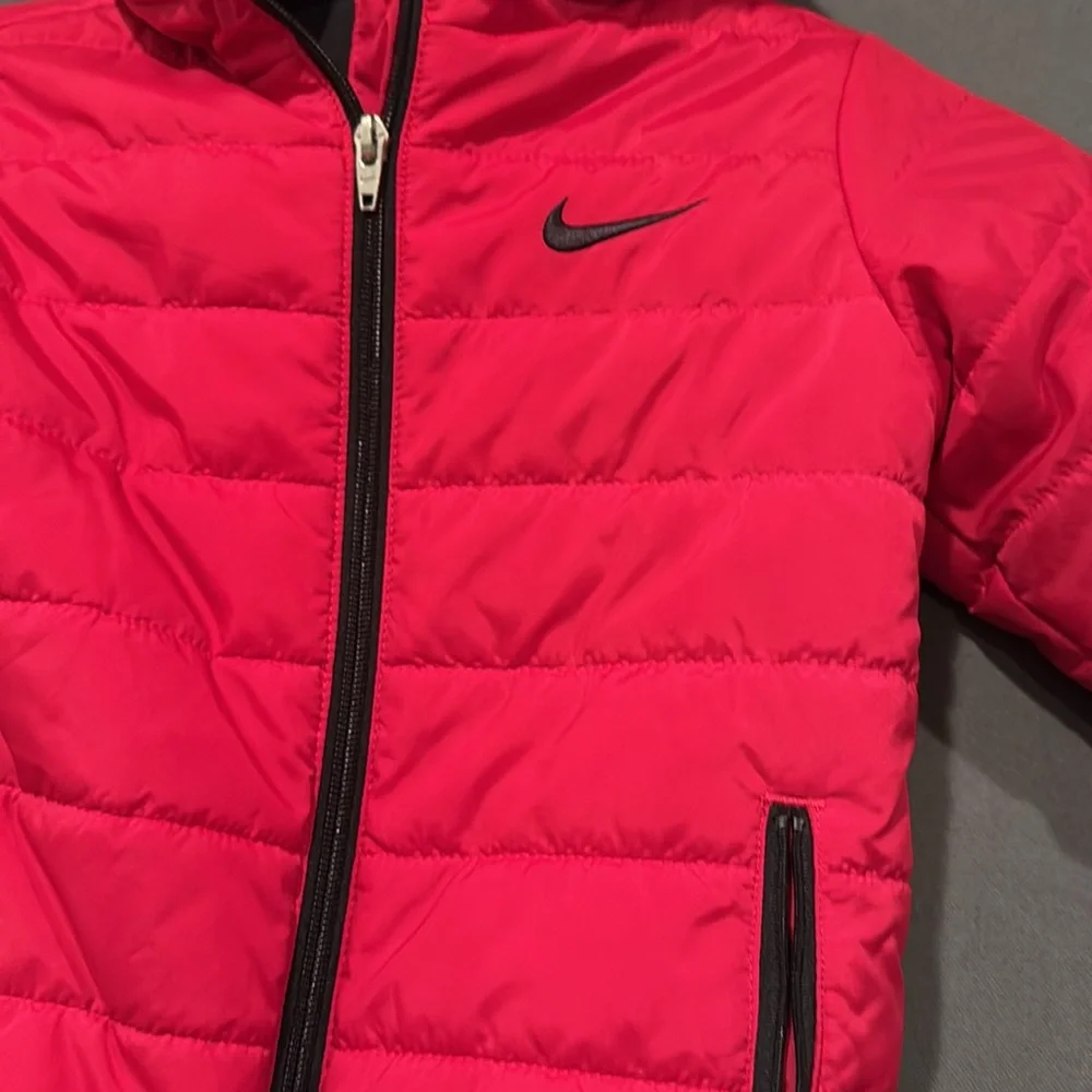 Nike Kids Bright Red‎ Puffer Jacket size 4 extra small